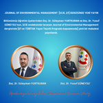 Journal of Environmental Management (SCIE, Q1) Dergisinde Yeni Yayın 